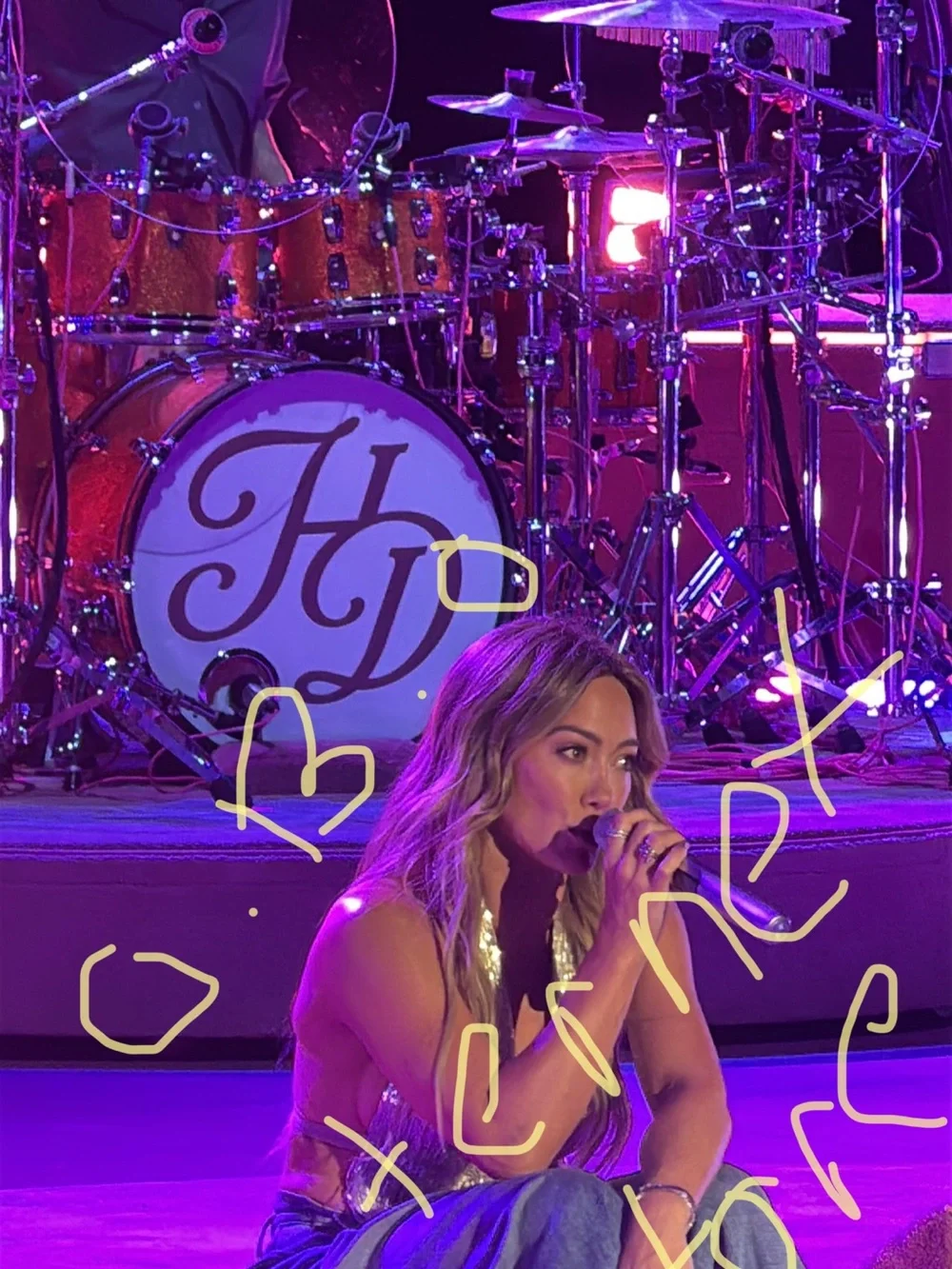 Hilary Duff Tour Exclusive Pink Ticket Magnet 6.11.26 official California Merch